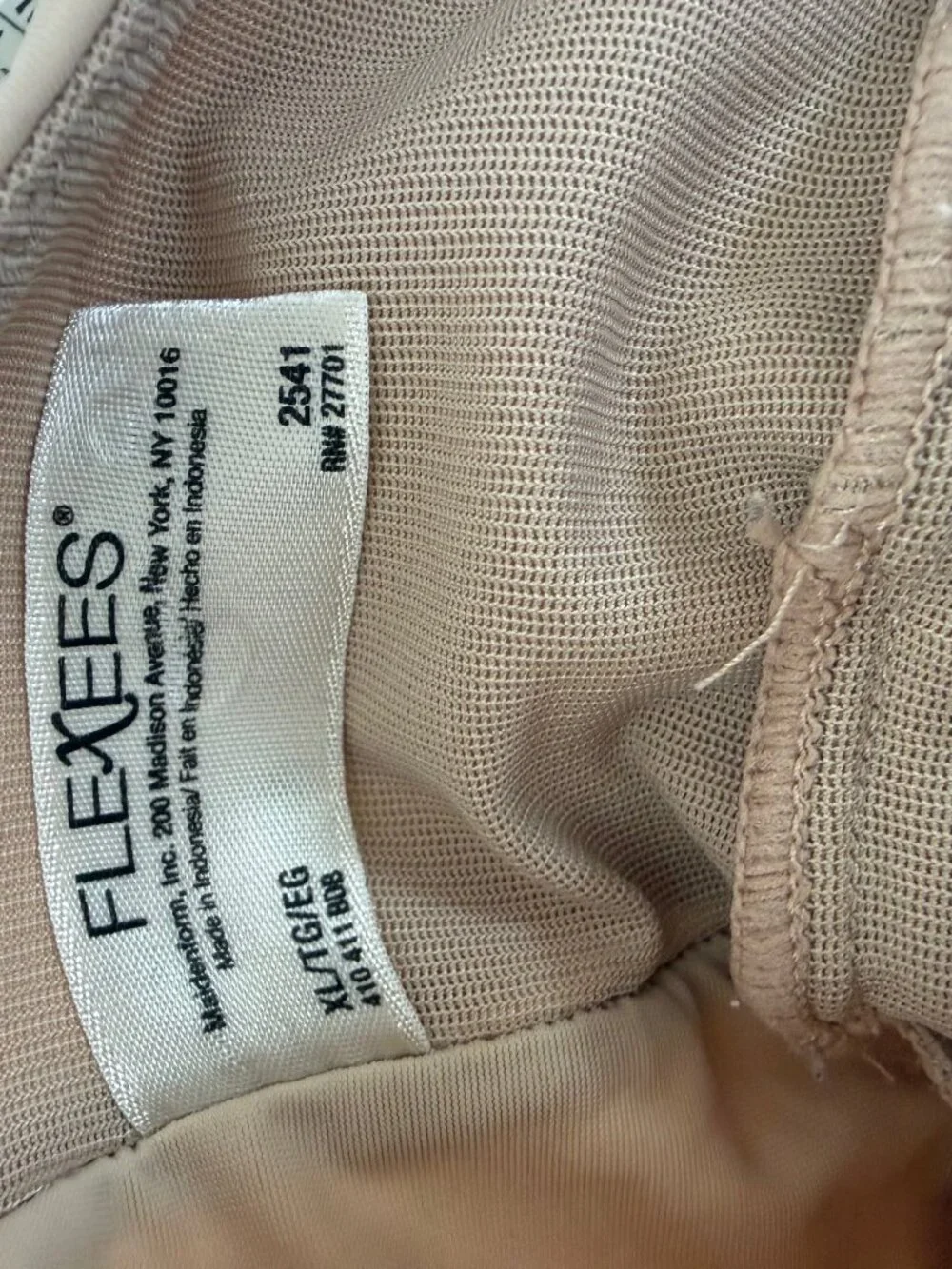 Maidenform Flexees WYOB Full Slip‎ Shapewear XL Firm Control Tummy Shaper Beige